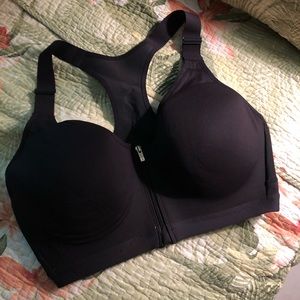 Victoria secrets sports bra zip up